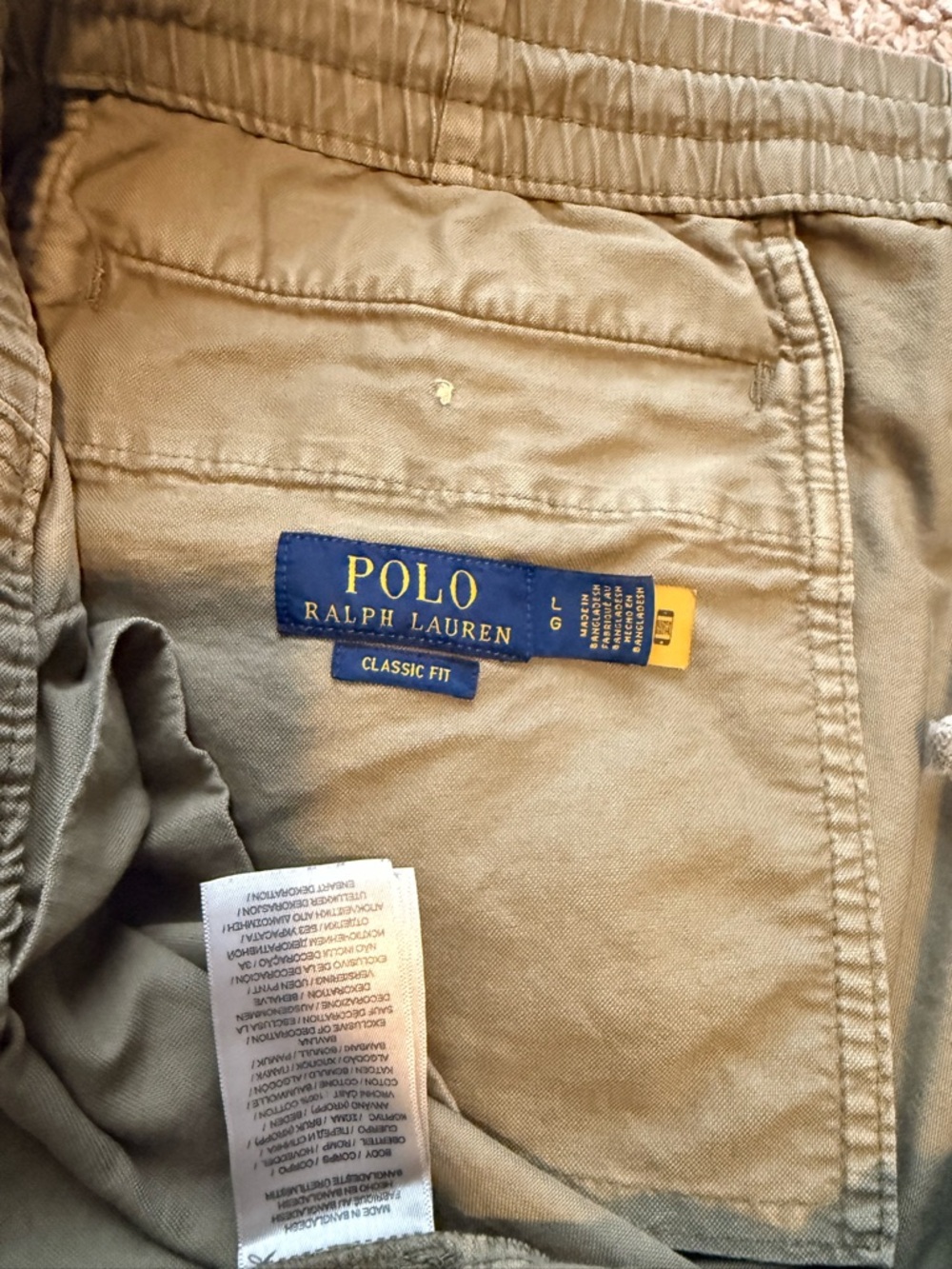 Polo by Ralph Lauren Classic Fit Khaki Chinos - Tan